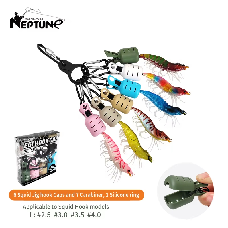 Fishing Hook Jig - 6 قطع من أغطية حماية خطاف