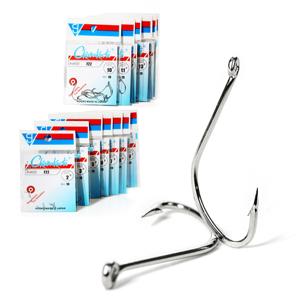 Fishing Hook Barbless - Ckamakastu F22 الأبيض المياه المالحة مساعدة