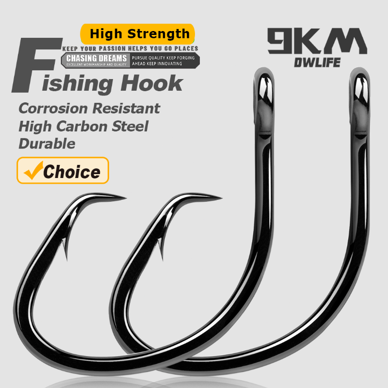 Fishing Hook Barbless - 9 كجم دائرة السنانير 25 ~