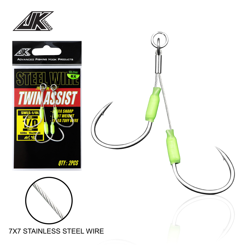 Fishing Hook Barbless - JK 3PACK ارتداء مقاومة القفز هوك