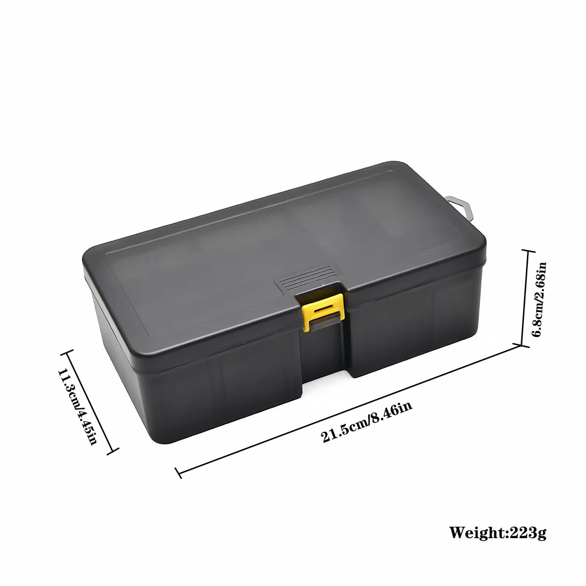 Fishing Hook Size - صندوق أدوات صيد السمك كبير السعة