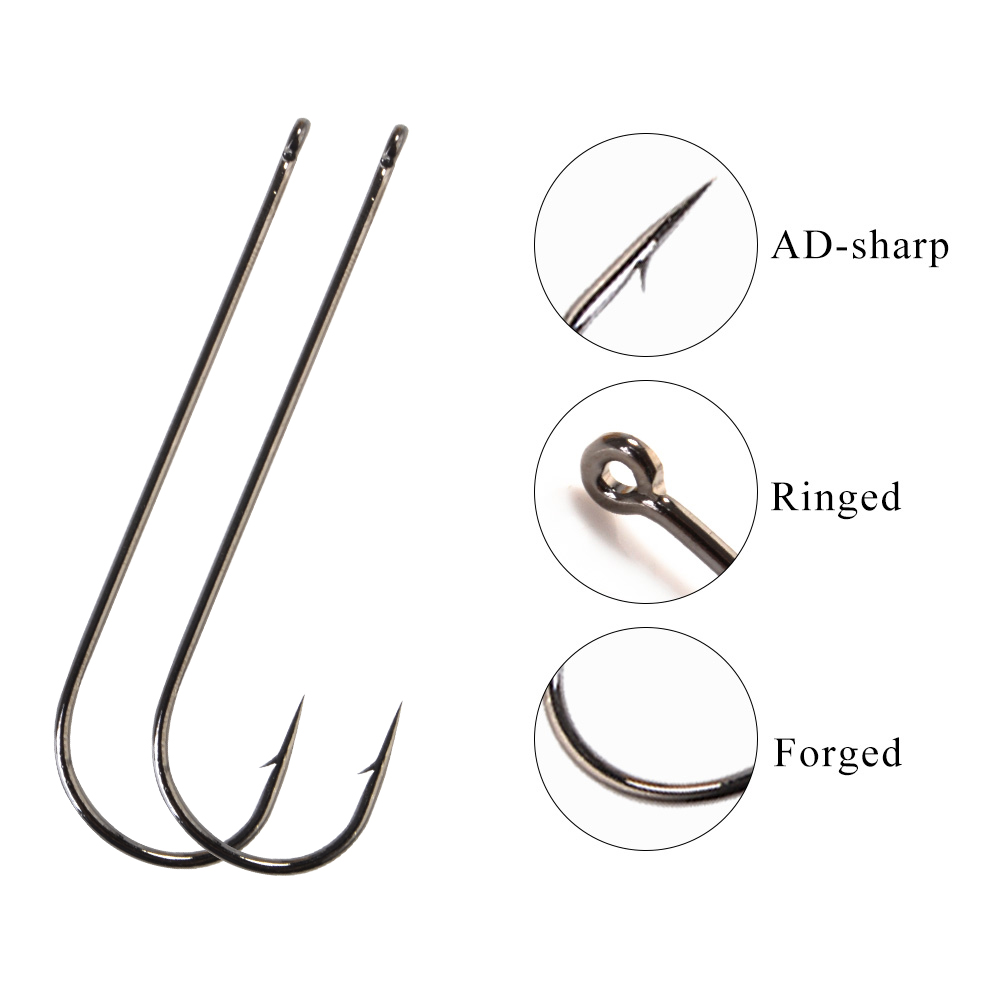 FTK 5-9 قطعة خطاف صيد ABERDEEN - مراجعة Fishing Hook Barbless وسعره