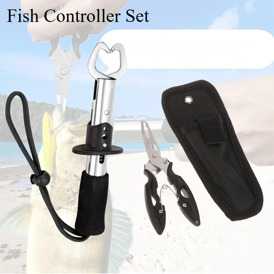 2 قطعة مجموعة تحكم الأسماك تضم - مراجعة Fishing Hook Remover وسعره