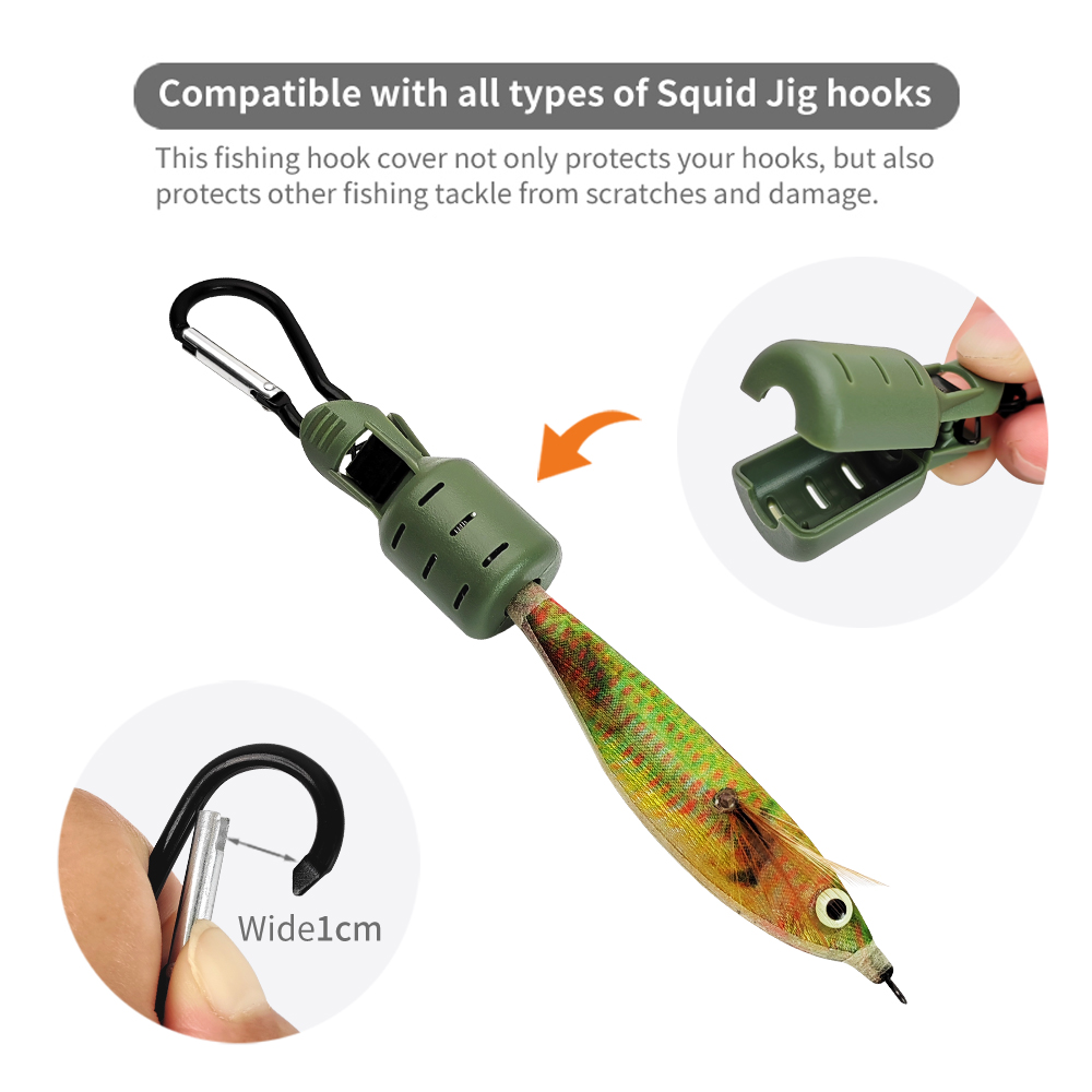 غطاء خطاف صيد الحبار مصنوع من  - مراجعة Fishing Hook Jig وسعره