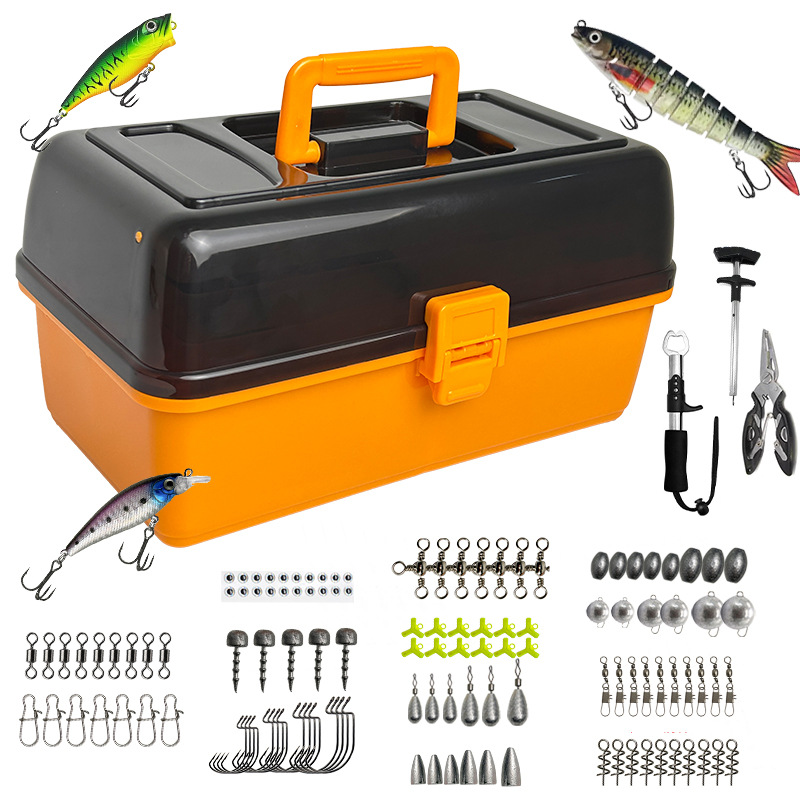 مجموعة كبيرة من 547 قطعة من إك - مراجعة Fishing Hook Box وسعره