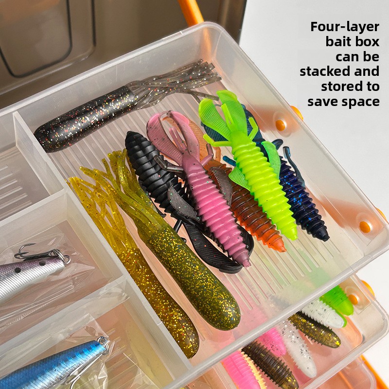 مجموعة كبيرة من 547 قطعة من إك - مراجعة Fishing Hook Box وسعره