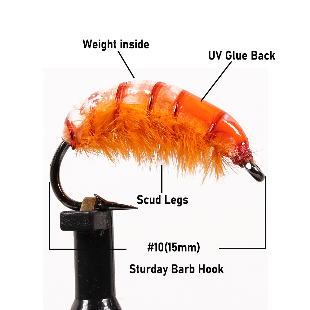 6 قطع/8 قطع # 10 طُعم صيد سريع - مراجعة Fishing Hook Size وسعره