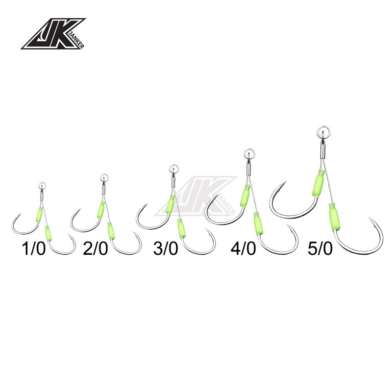 JK 3PACK ارتداء مقاومة القفز ه - مراجعة Fishing Hook Barbless وسعره