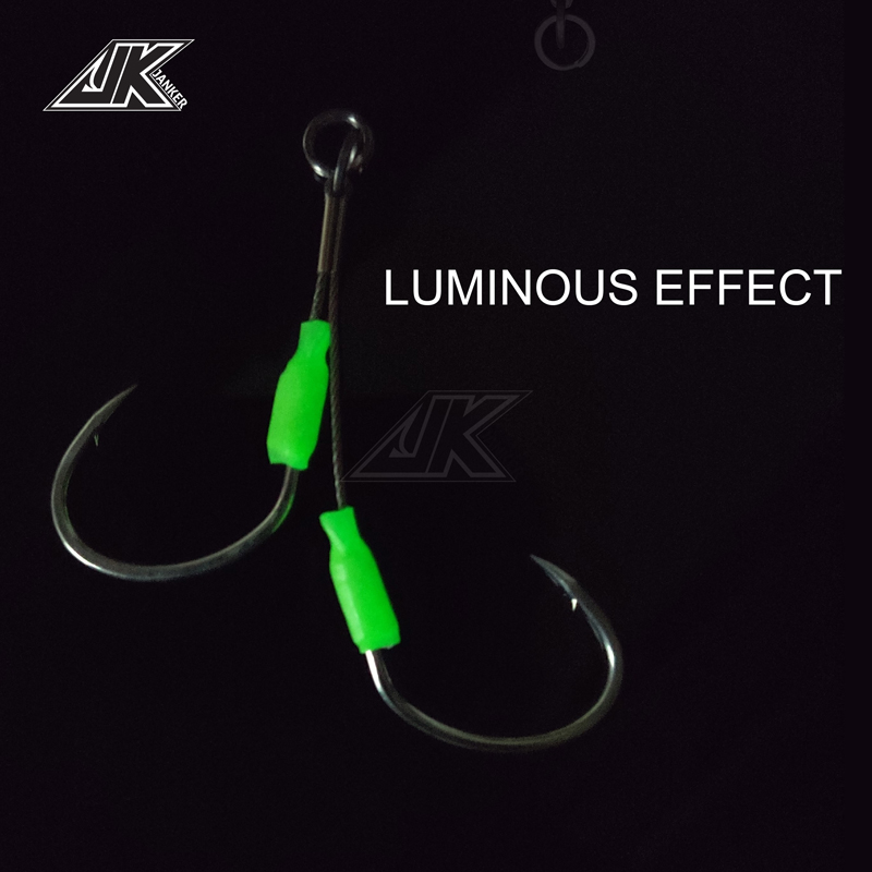 JK 3PACK ارتداء مقاومة القفز ه - مراجعة Fishing Hook Barbless وسعره