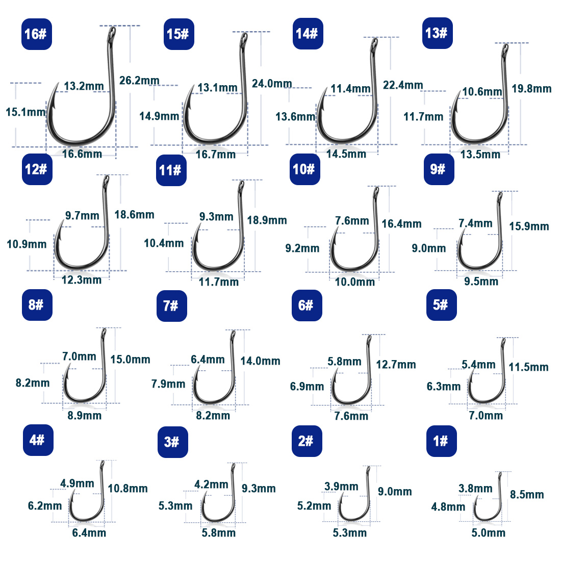 9 كجم Iseama الصيد السنانير 50 - مراجعة Fishing Hook Barbless وسعره