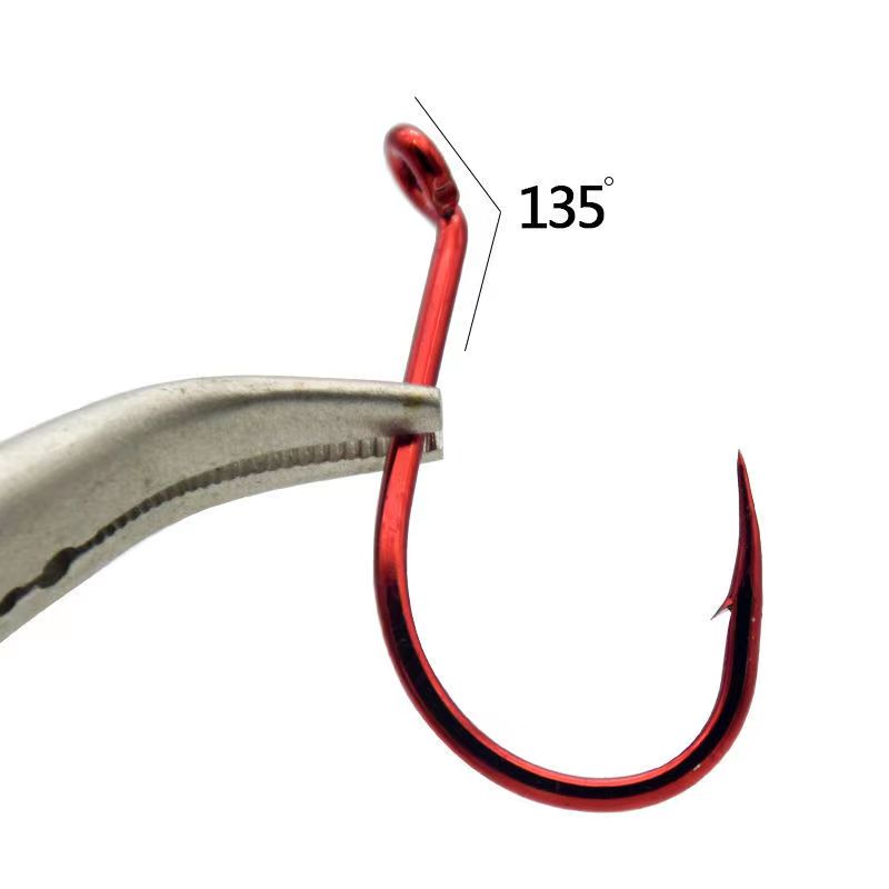 خطافات صيد الأسماك البحرية الأ - مراجعة Fishing Hook Barbless وسعره